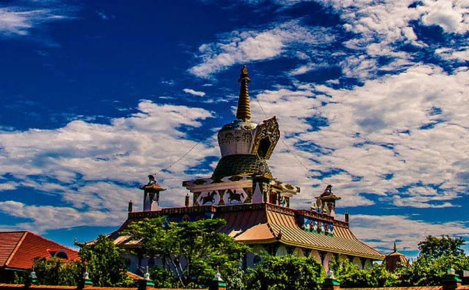 Embark on a Spiritual Journey to the Great Drigung Kagyu Lotus Stupa with Traveltouriz