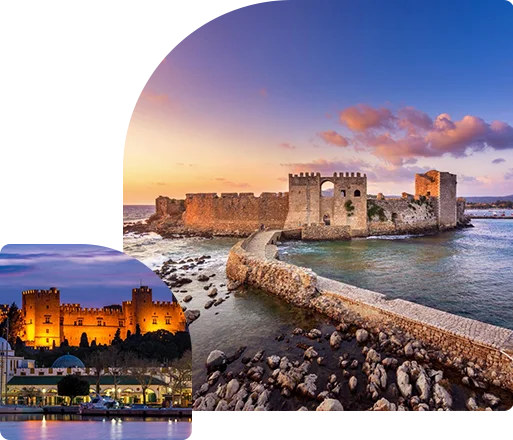 Traveltouriz assists you to explore Greece’s Ancient Castles 