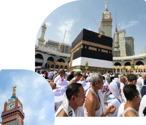 Embracing Faith: Pilgrims Performing Tawaf with Traveltouriz